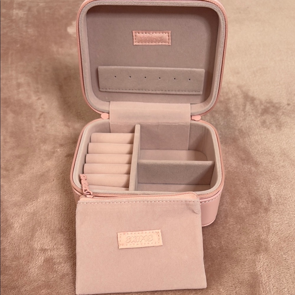 SKIMS Pink Jewelry Watch Organizer